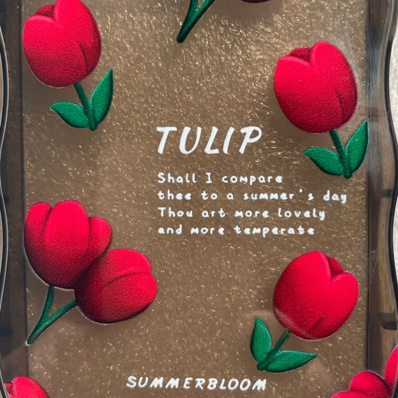 Brand New Beautiful Tulips Phone Case with Heart Lanyard for IPhone 14 Pro - Picture 4 of 12